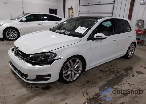 2016 Volkswagen Golf Tsi Se 4-Door из США, поврежденный, VIN 3VW217AU8GM065232